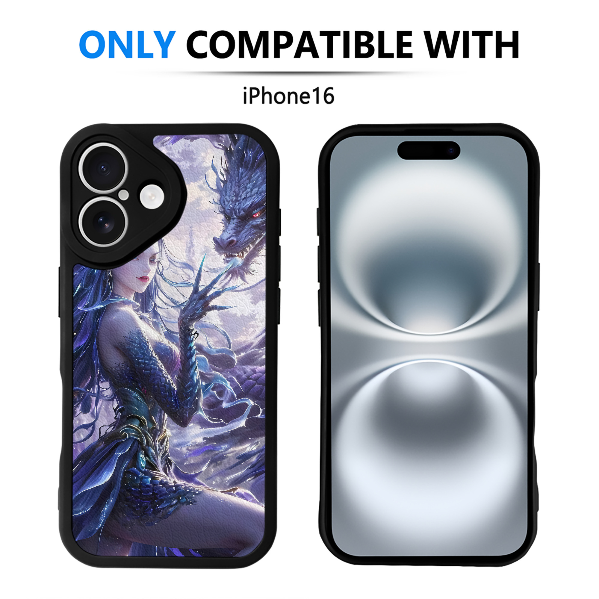 （画像用） Ne Zha 2 ナタ 魔童の大暴れ 【iPhone 16シリーズ対応】シリコンスマホケース（レザー調） 材質：シリコン